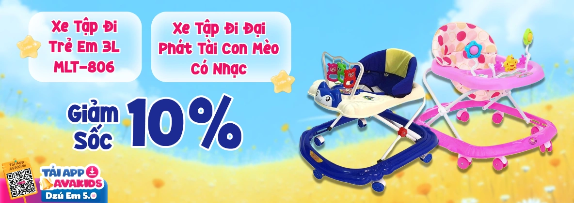 Banner xe tập đi t7